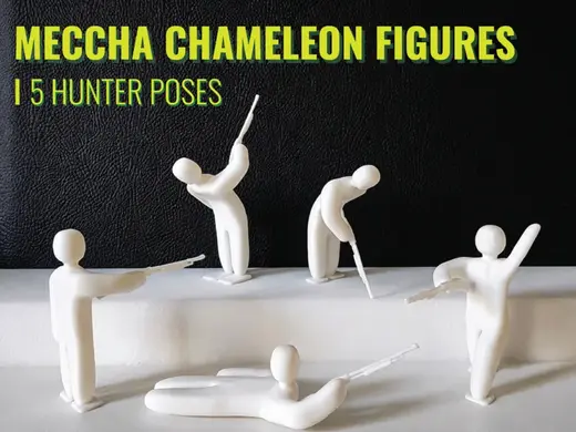 Meccha Chameleon (5 hunter poses!) Game Figures