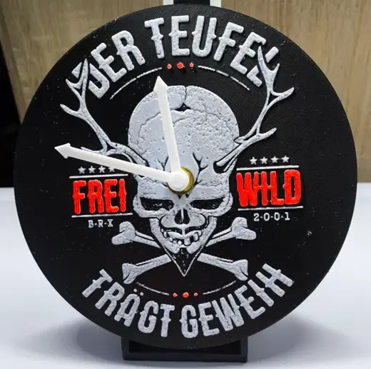 Freiwild "Der Teufel trägt Geweih" Uhr Hueforge