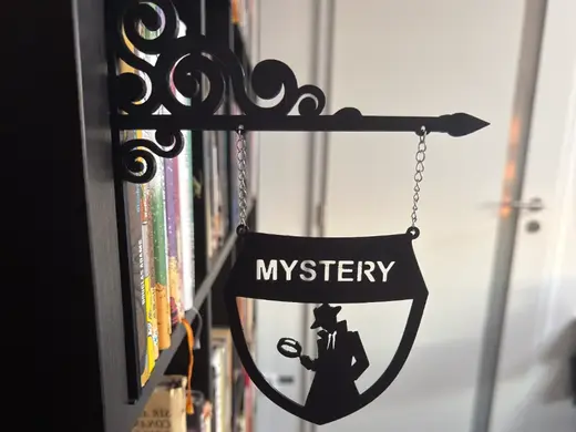 Library sign : Mystery