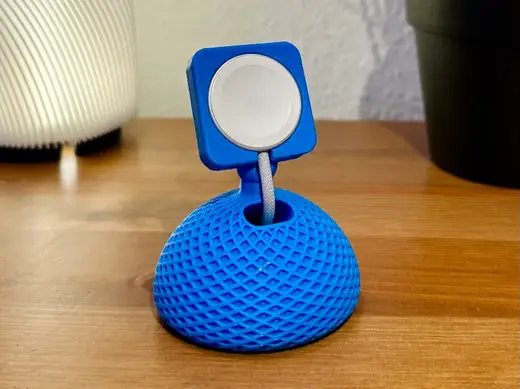 Retro AppleWatch charger stand (iMac inspired)