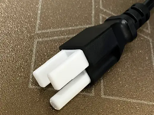 3 Prong Power Cord Protector - Snug Fit