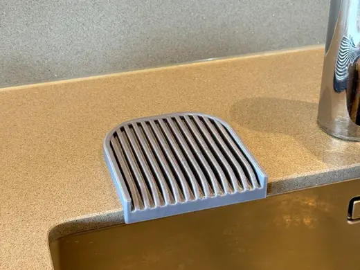 Drip tray for the sink 100x100mm or 3.94x3.94"