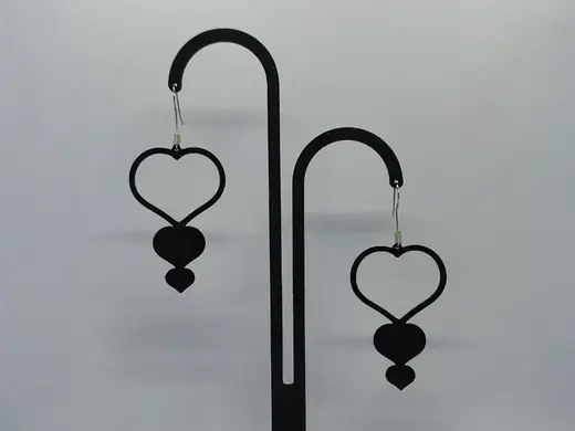 Pendientes Corazón Triple