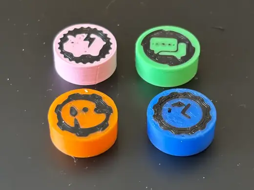 Raising Robots Deluxe tokens