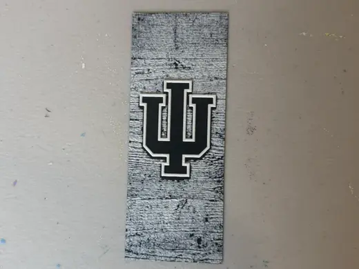 Indiana University (IU) Bookmark, HueForge