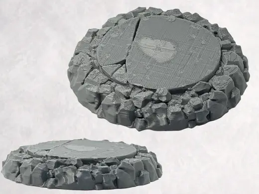 Base Platform Stand Round jagged