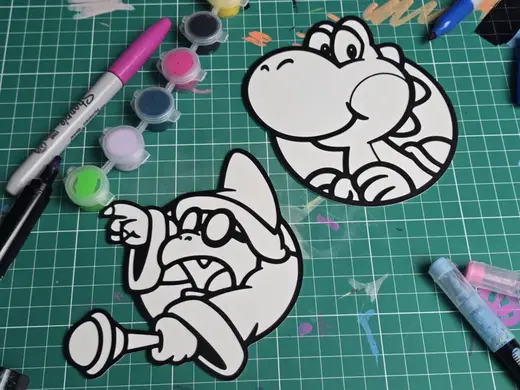 Kamek Wizard Yoshi Coloring Pack