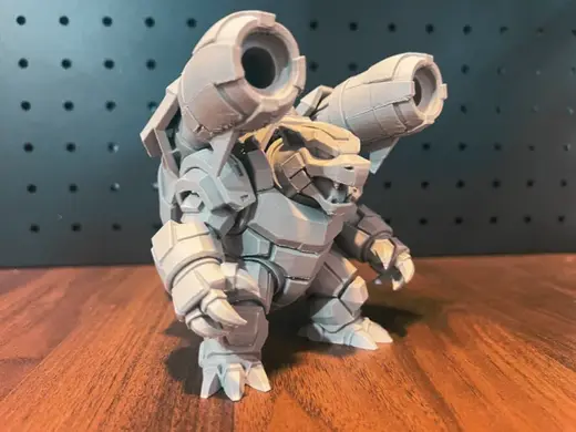 Mecha Blastoise Statue|A Fusion of Power & Legacy