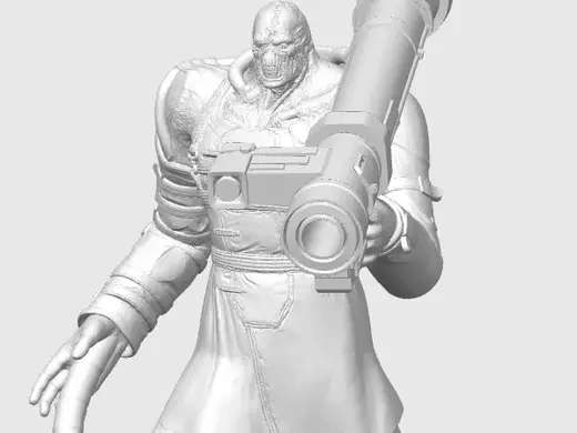 Nemesis T-Type with Rocket Launcher - RE3 Fan Art