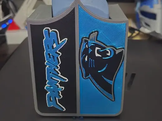Carolina Panthers bath and body works soap holder