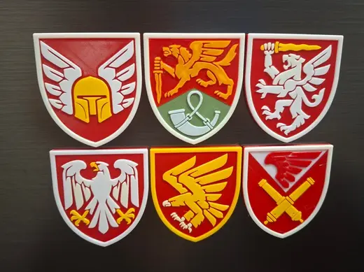 8th Air Assault Corps Ukraine Brigade insignias