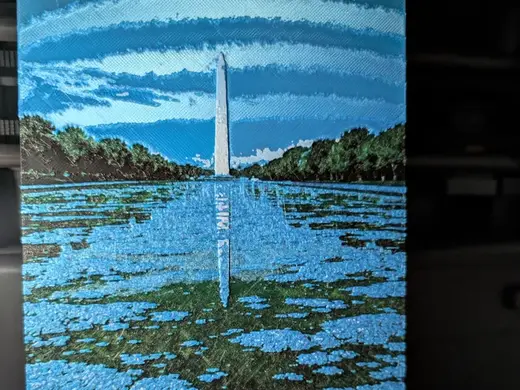 Modern Washington Lincoln Memorial Reflecting Pool