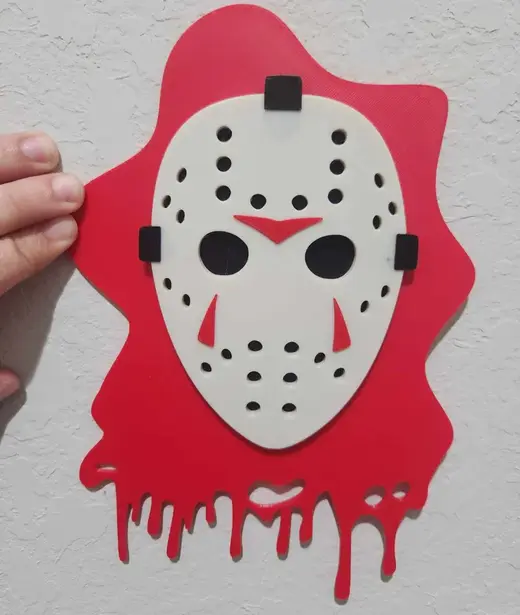 Jason Vorhees Mask Wall Art - Friday the 13th