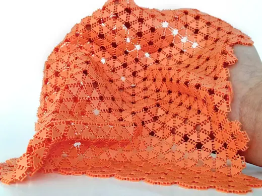 PrismTrix – Print-in-Place Triangle Fidget Fabric