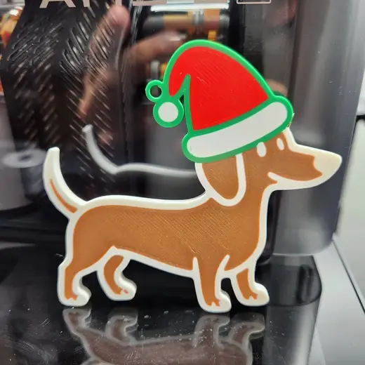 Dachshund Christmas Tree Ornament