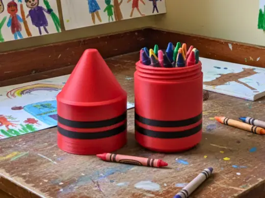 The Crayon Keeper | Crayon Container Case