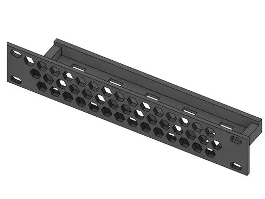1U PSU Strap 10" Rack
