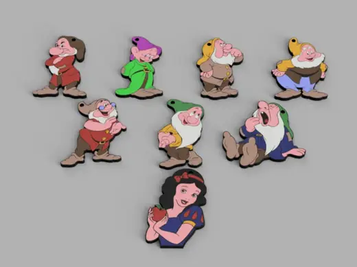 Snow White and the Seven Dwarfs Nozzle 0,2