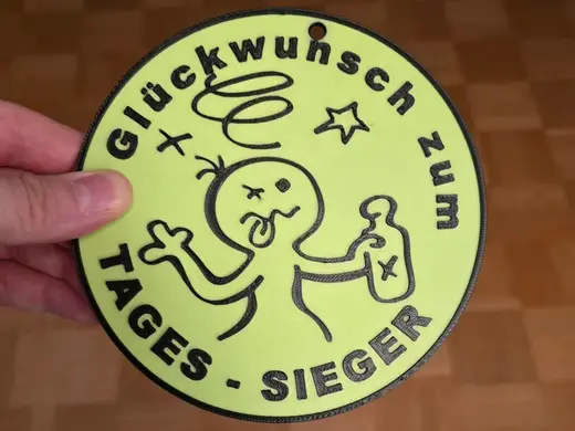 Tagessieger Medaille