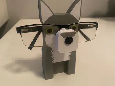Baby Wolf Eye Glass Stand