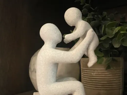 Fathers Day Sculpture / Decor / Gift / Present