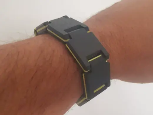 Braccialetto moderno flexi stampa in unico pezzo