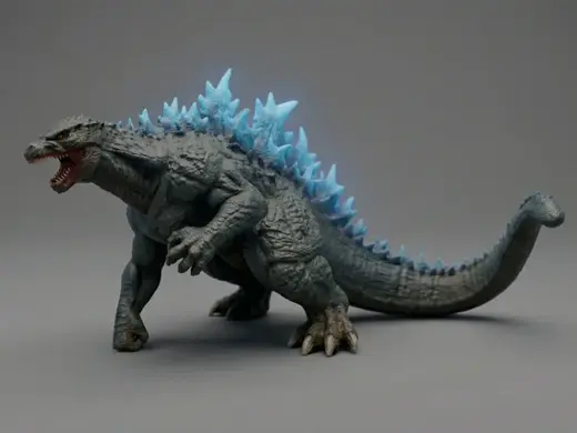 Godzilla Heroic Landing Pose - The Alpha Predator