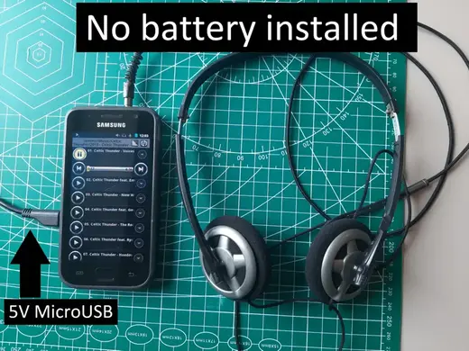 Samsung Galaxy S i9000 - No Battery Mod