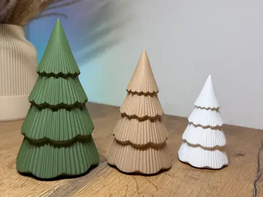 Textured Decorative Trees – Set of 3