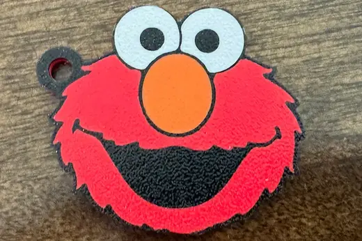 Customizable Elmo Sesame Street Bag Tag