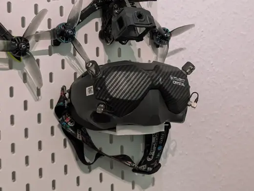 DJI Goggles V2 Ikea Skadis Mount