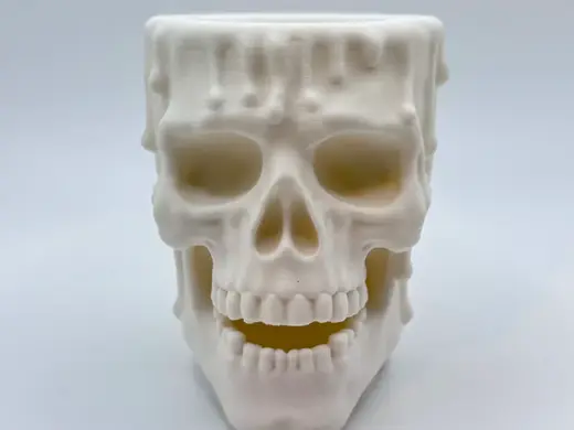 Melting Skull Cup – Spooky Planter or Holder