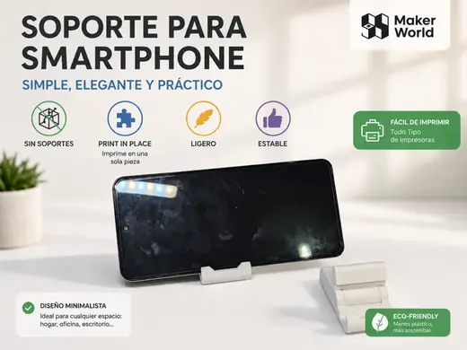 Soporte Plegable para Smartphone (Print-in-Place)