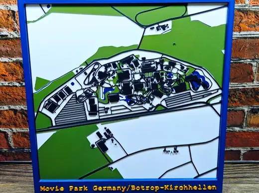 Movie Park Germany 3DMiniaturmodell