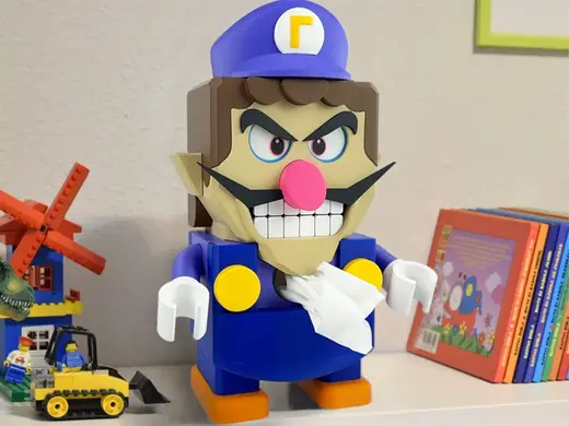 WALUIGI TISSUE DISPENSER