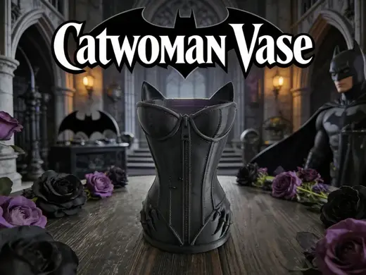 Catwoman Vase