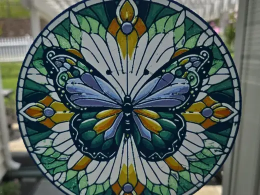 Butterfly 2, One-piece Color Dropped