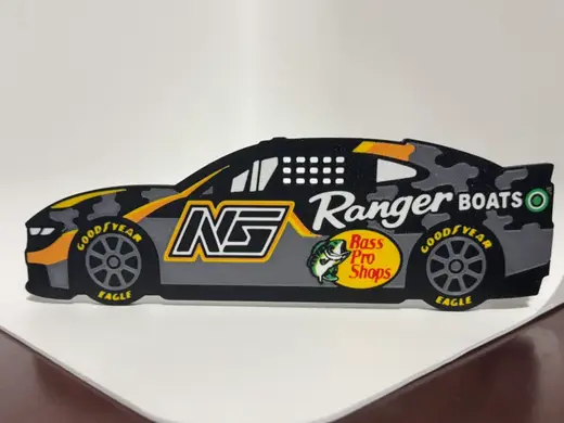 Noah Gragson 7 color Bass Pro NG logo Car Flat