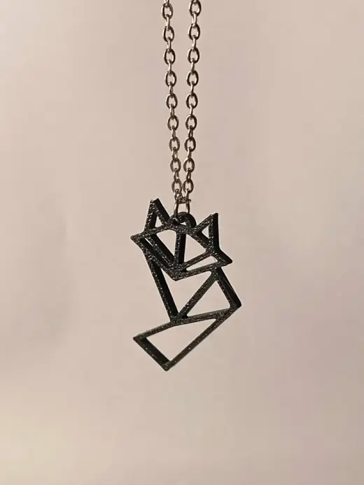 Origami fox pendant / earrings - 13/14 collection