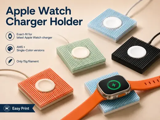 Minimal Apple Watch Charger Holder