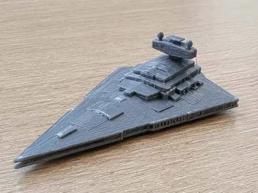 Imperial Star Destroyer – Miniature 3D Model