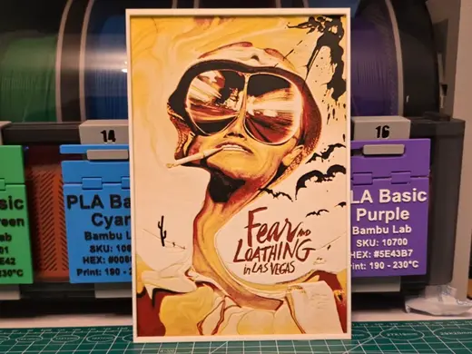 Fear and Loathing in Las Vegas Poster - Hueforge
