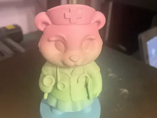 Cartoon-Style Nurse Panda