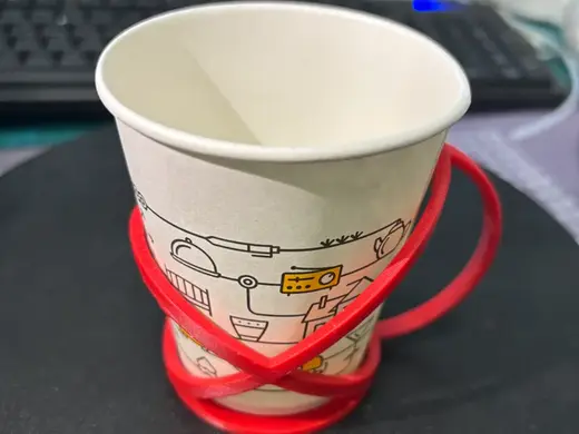 一次性纸杯托架