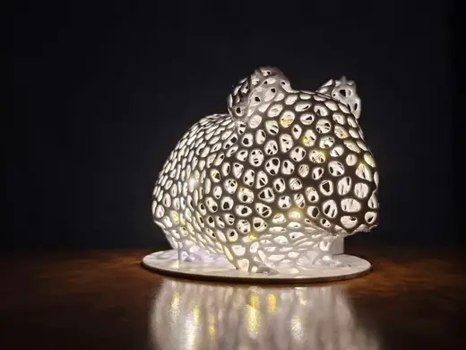 Lampada Porcellino d'india Voronoi