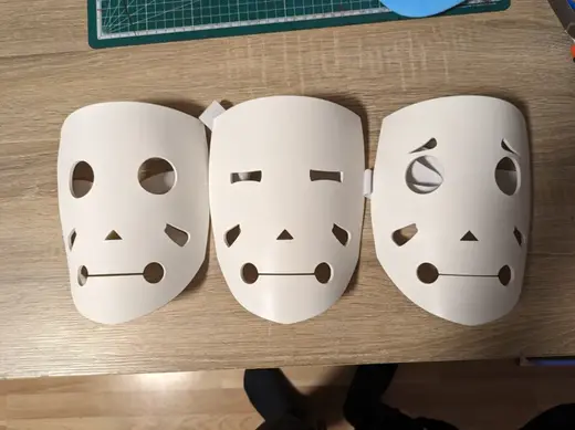 Mime and Dash Boy Mask for Cosplay