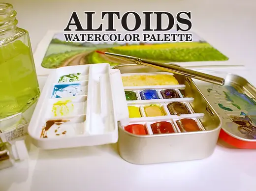 Altoids Watercolor Palette - 12 Half Pans