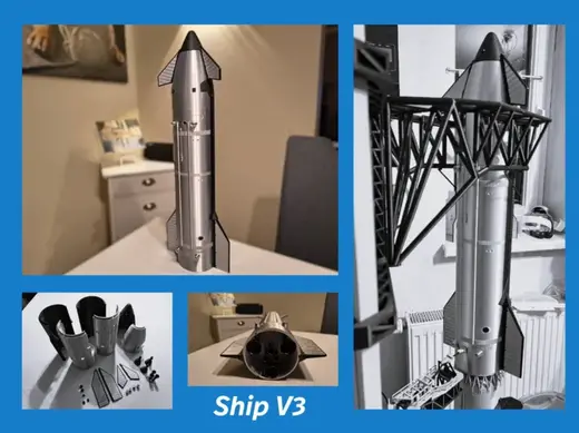 Starship V3 (1:100)