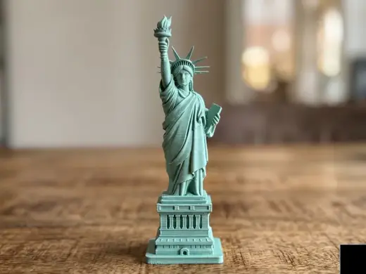 3D-Printed Statue of Liberty Miniature