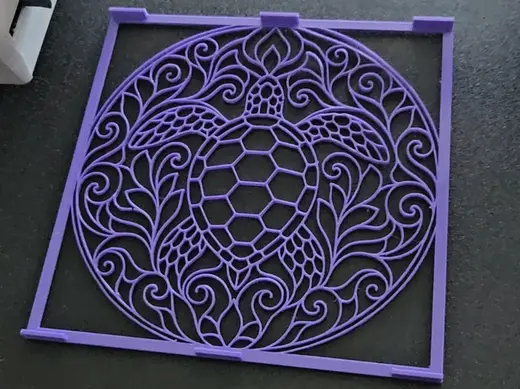 Turtle Mandala Plant Pot Cover & Garden Decoratie